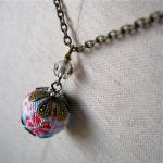 Kimono cherry blossom neckl..