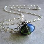 Orbital necklace - hand blo..