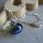Orbital necklace - hand blo..
