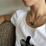 Muse necklace - hand woven ..
