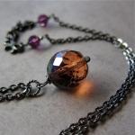 Amber Glow necklace - distr..