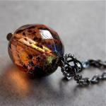 Amber Glow necklace - distr..