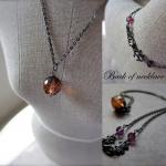 Amber Glow necklace - distr..