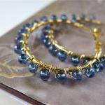 Understated Halo beaded hoo..
