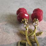 Elegant Foliage earrings - ..