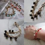 Saturn bracelet - rose gold..