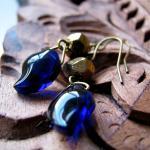 Chloe earrings - sapphire b..