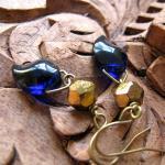 Chloe earrings - sapphire b..
