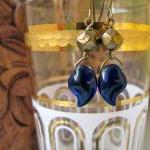 Chloe earrings - sapphire b..