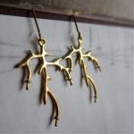 Sculptural Antler Earrings ..
