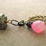Flutter necklace - pyrite /..